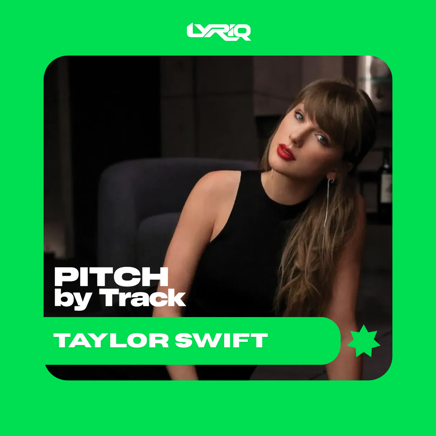 Capa da playlist Pitch by Track: Taylor Swift