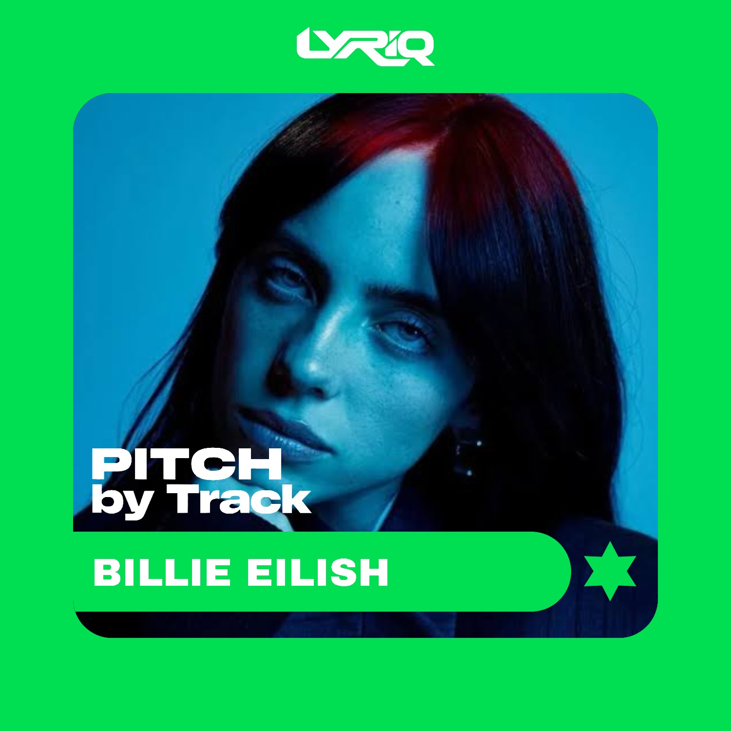 Capa da playlist Pitch by Track: Billie Eilish