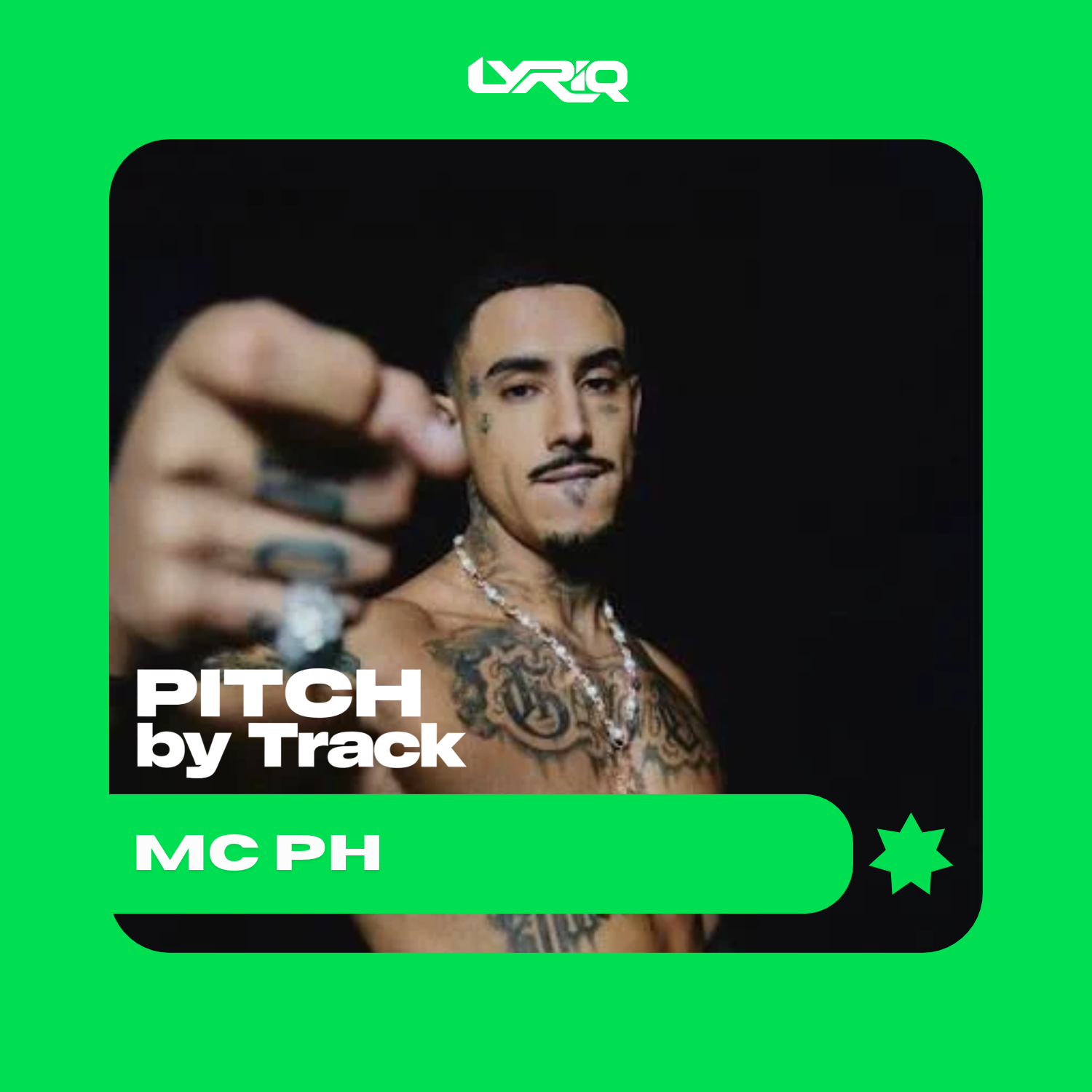 Capa da playlist Pitch by Track: MC PH