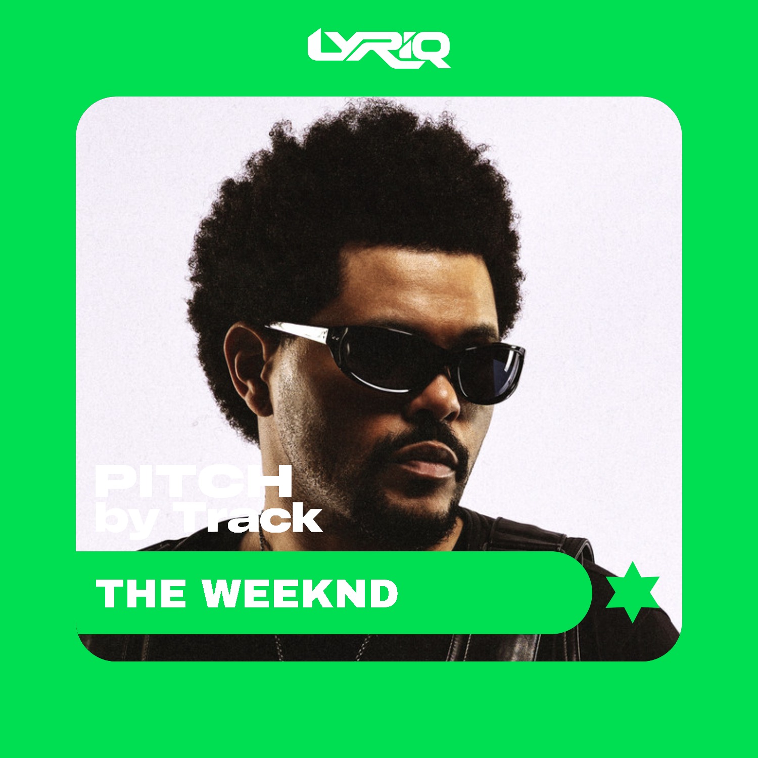 Capa da playlist Pitch by Track: The Weeknd
