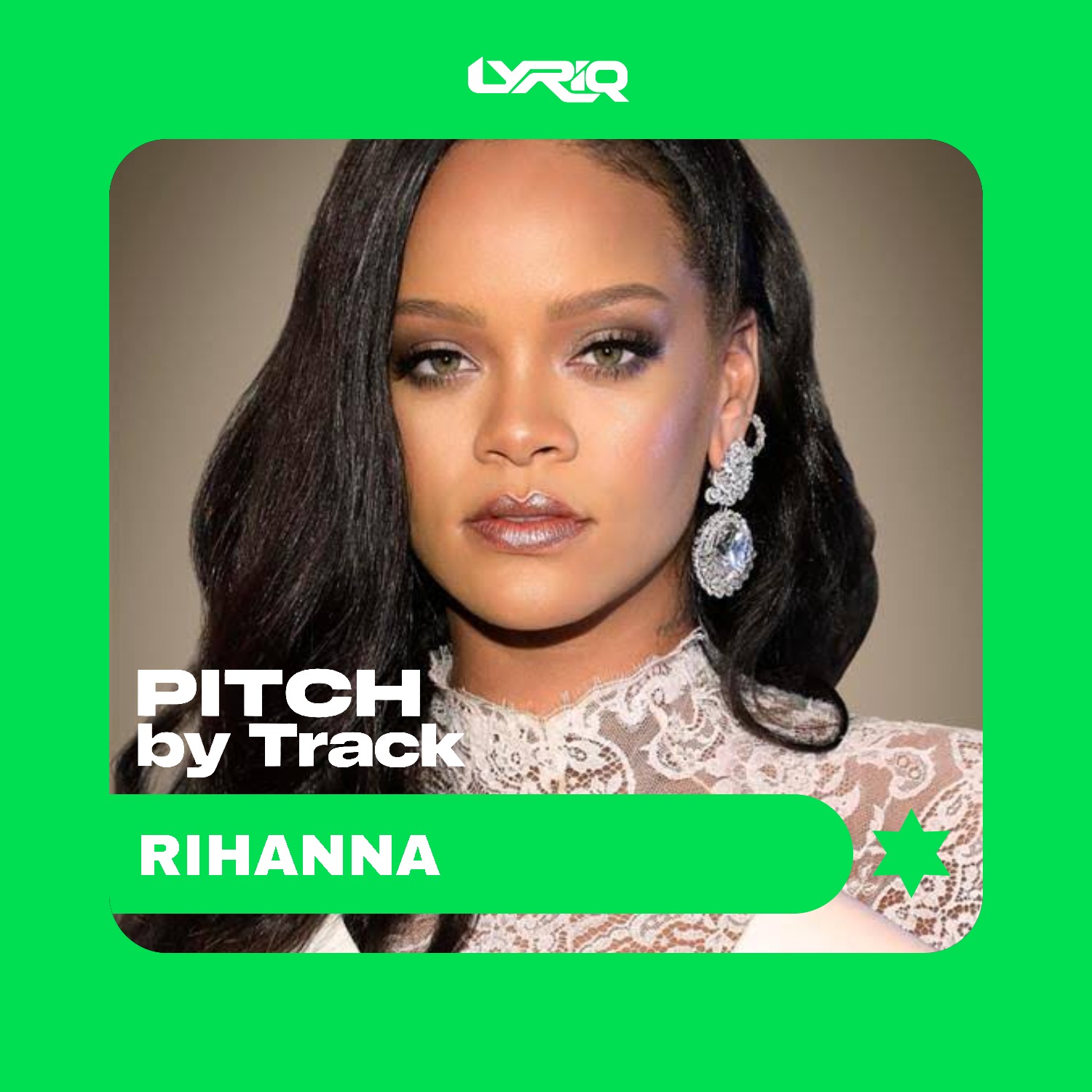 Capa da playlist Pitch by Track: Rihanna