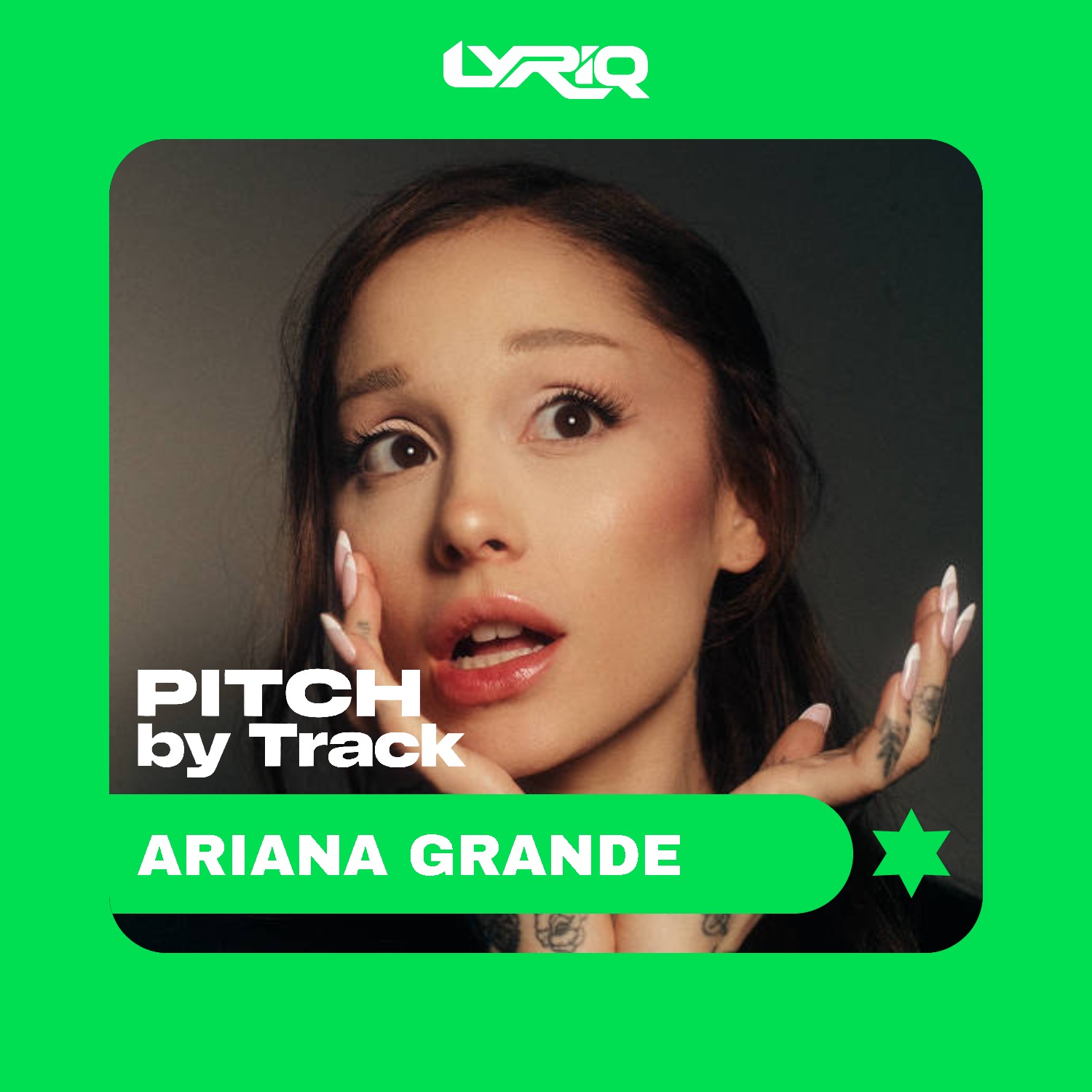Capa da playlist Pitch by Track: Ariana Grande